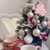 5340 - MINI ARBOL DE NAVIDAD ESCARCHADO (1 PZA)