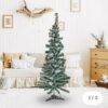 5340 - MINI ARBOL DE NAVIDAD ESCARCHADO (1 PZA)