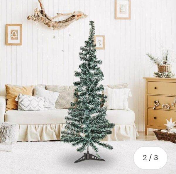 5340 - MINI ARBOL DE NAVIDAD ESCARCHADO (1 PZA)
