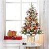 5340 - MINI ARBOL DE NAVIDAD ESCARCHADO (1 PZA)