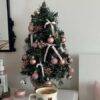 5340 - MINI ARBOL DE NAVIDAD ESCARCHADO (1 PZA)