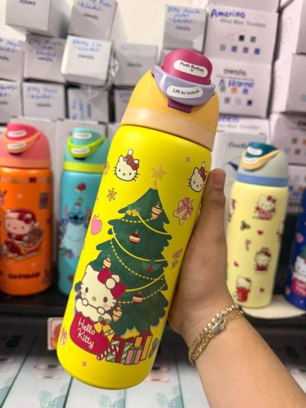 XFZ235 - TERMO NAVIDEÑO DE PERSONAJES x "OWALA" 32 ONZAS (1 PZA)