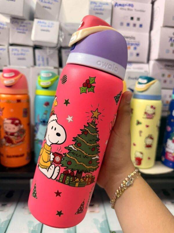 XFZ235 - TERMO NAVIDEÑO DE PERSONAJES x "OWALA" 32 ONZAS (1 PZA)