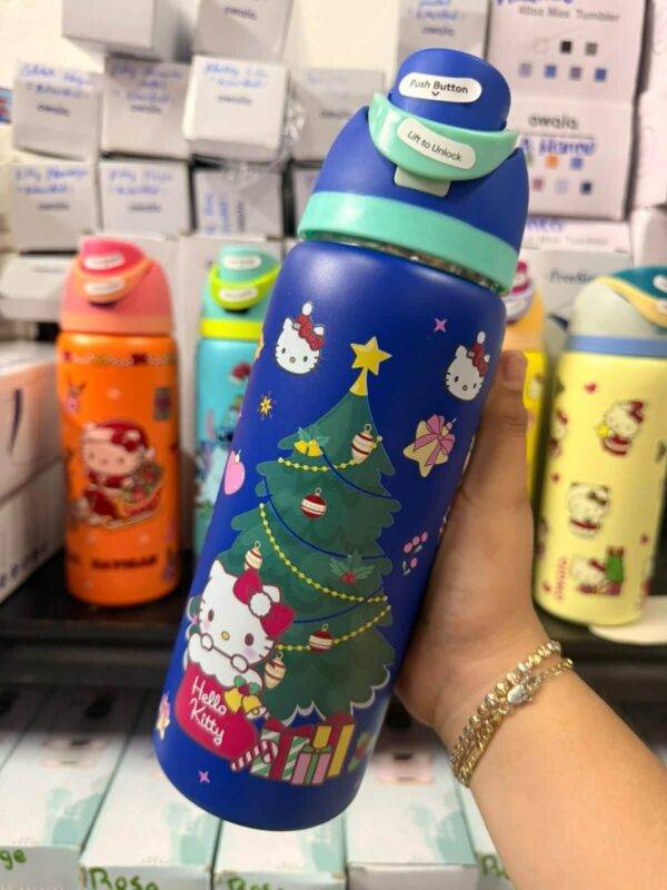 XFZ235 - TERMO NAVIDEÑO DE PERSONAJES x "OWALA" 32 ONZAS (1 PZA)