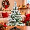 5340 - MINI ARBOL DE NAVIDAD ESCARCHADO (1 PZA)