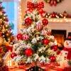 5340 - MINI ARBOL DE NAVIDAD ESCARCHADO (1 PZA)