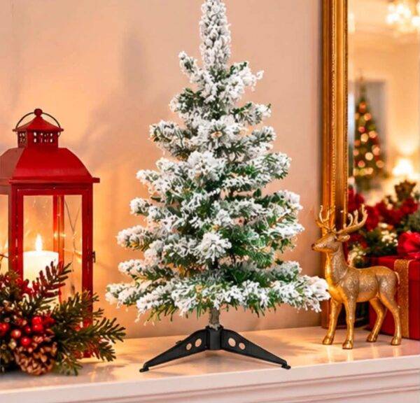 5340 - MINI ARBOL DE NAVIDAD ESCARCHADO (1 PZA)
