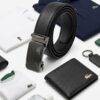 S8106- CARTERA Y CINTURON LACOSTE PREMIUM CON CAJA. (1 PZA)