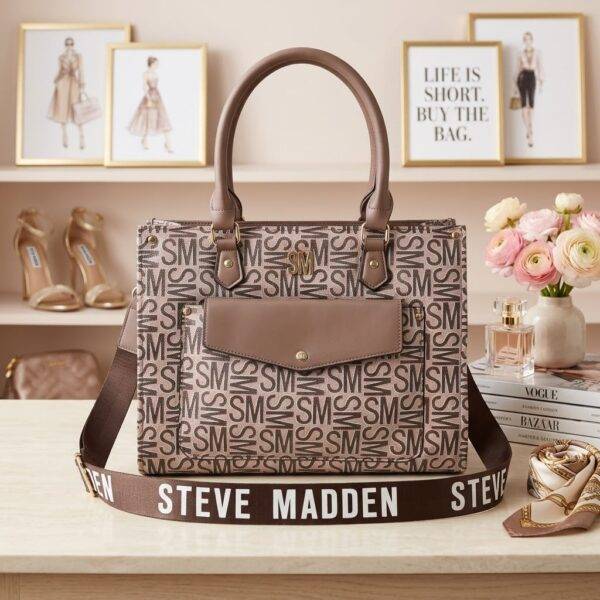 811 - BOLSO CON BOLSILLO DELANTERO x "STEVE MADDEN" (1 PZA)