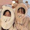 GDG034A - GORRO ABORREADO "KAWAII" DE OSO (1 PZA)