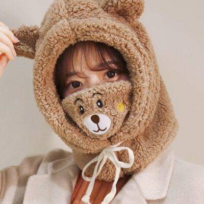 GDG034A - GORRO ABORREADO "KAWAII" DE OSO (1 PZA)