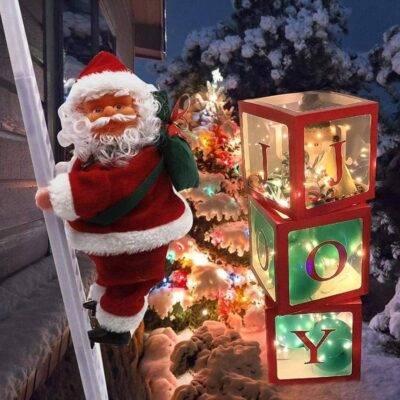 SCEA - ADORNO SANTA CLAUS ESCALERA ELÉCTRICA (1 PZA)