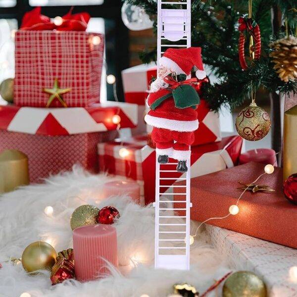 SCEA - ADORNO SANTA CLAUS ESCALERA ELÉCTRICA (1 PZA)