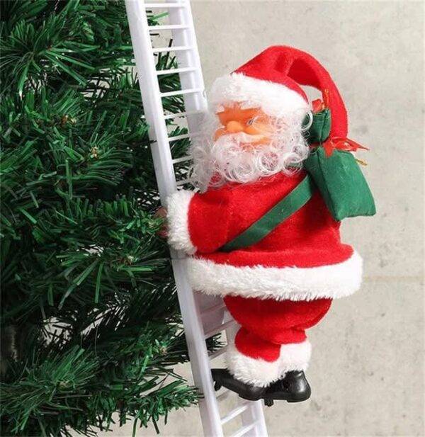 SCEA - ADORNO SANTA CLAUS ESCALERA ELÉCTRICA (1 PZA)