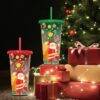 LU3148 - DUO DE VASOS "MAGICOS NAVIDEÑOS" (1 DUO)