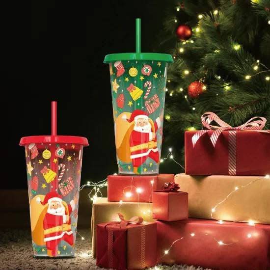 LU3148 - DUO DE VASOS "MAGICOS NAVIDEÑOS" (1 DUO)