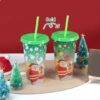 LU3148 - DUO DE VASOS "MAGICOS NAVIDEÑOS" (1 DUO)