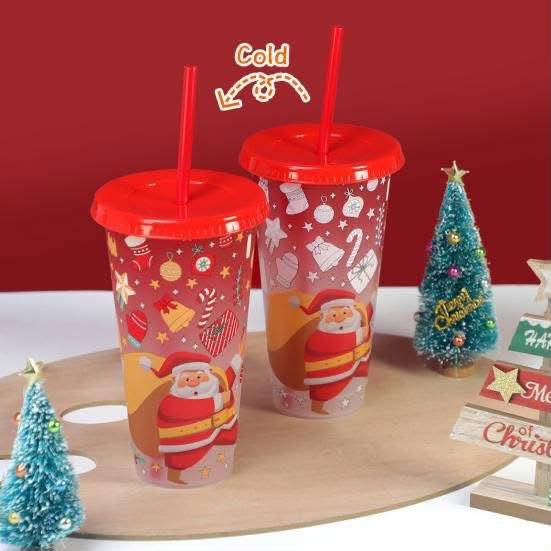 LU3148 - DUO DE VASOS "MAGICOS NAVIDEÑOS" (1 DUO)