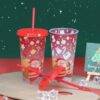 LU3148 - DUO DE VASOS "MAGICOS NAVIDEÑOS" (1 DUO)