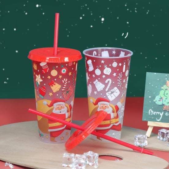 LU3148 - DUO DE VASOS "MAGICOS NAVIDEÑOS" (1 DUO)