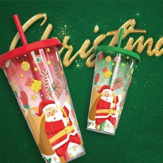 LU3148 - DUO DE VASOS "MAGICOS NAVIDEÑOS" (1 DUO)
