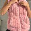 DY5037- CHALECO "TEDDY" CON GORRO PARA DAMA. (1 PZA)